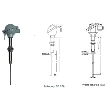 Thermocouple with Elbow Tube Connector (CX-WR)